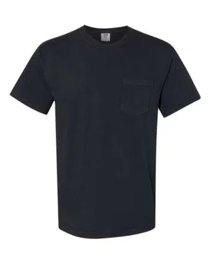 Comfort Colors Garment-Dyed Heavyweight Pocket T-Shirt 6030 Black