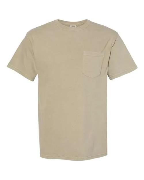 Comfort Colors Garment-Dyed Heavyweight Pocket T-Shirt 6030 Ivory