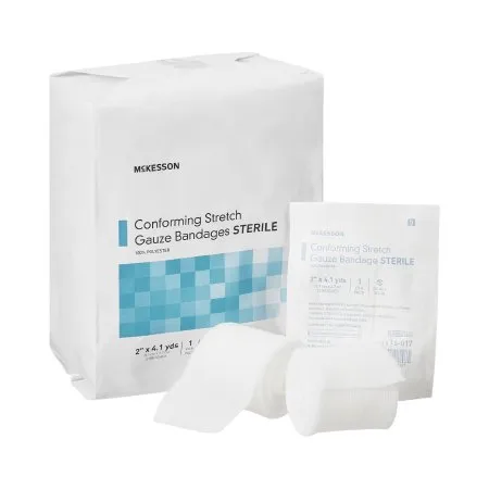 Conforming Bandage 2 Inch X 4-1/10 Yard Roll Shape Sterile 1 per Pack - McKesson Brand Mfr# 16-017