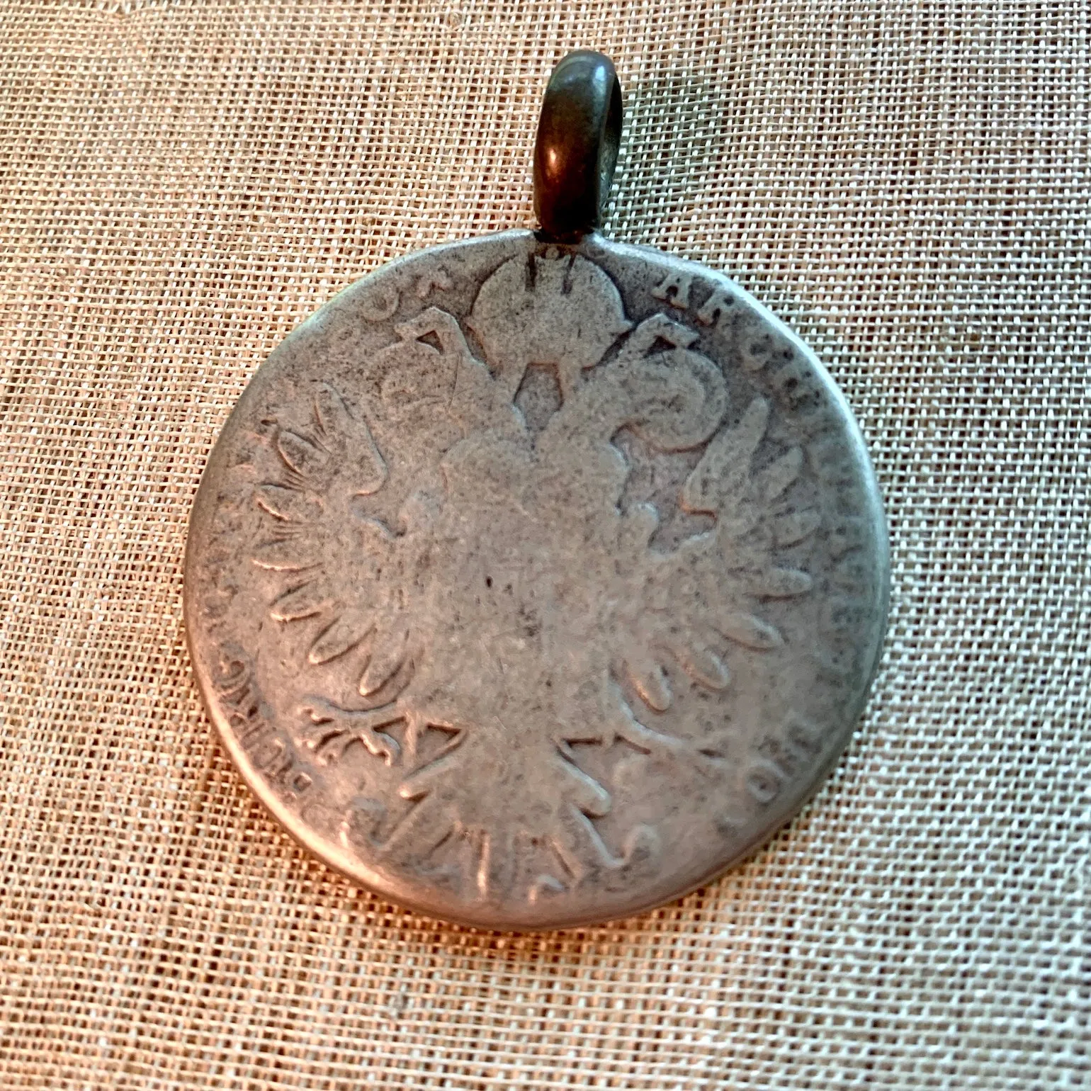 Copy of Ethiopian Coin Pendant, St. Theresa