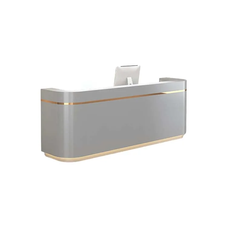 Corner Synthetic Laminate Reception Desk