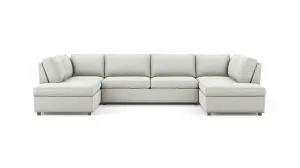 Couch Potato Lite U-Shaped Bumper Sectional (Extra Deep) (90" x 156" x 90",Extra Deep)