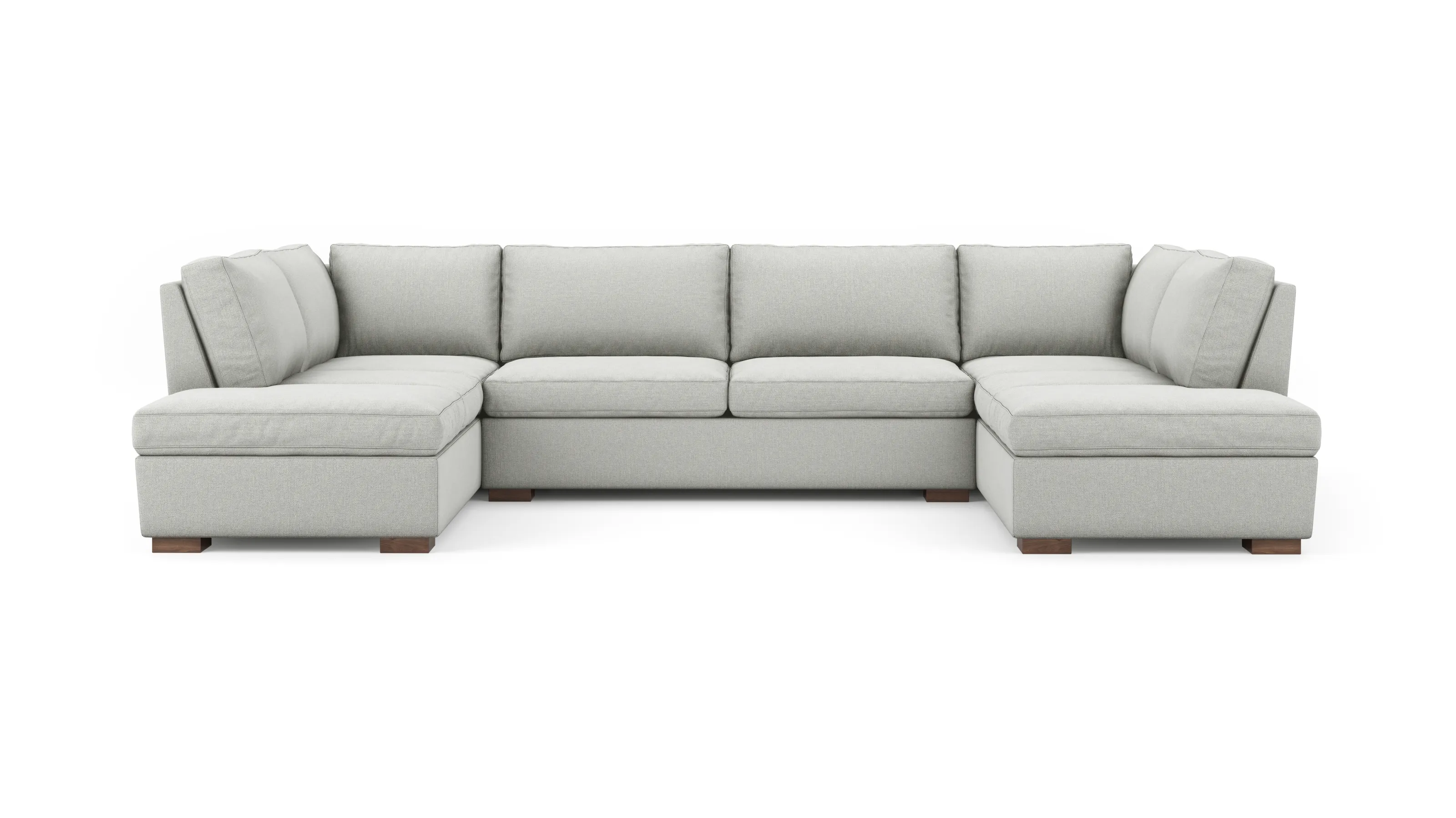 Couch Potato U-Shaped Bumper Sectional (Extra Deep) (105" x 156" x 105",Extra Deep)