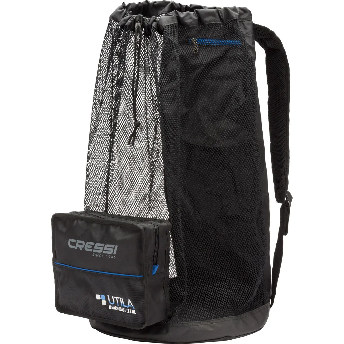 Cressi Utila Foldable Mesh Backpack-Black