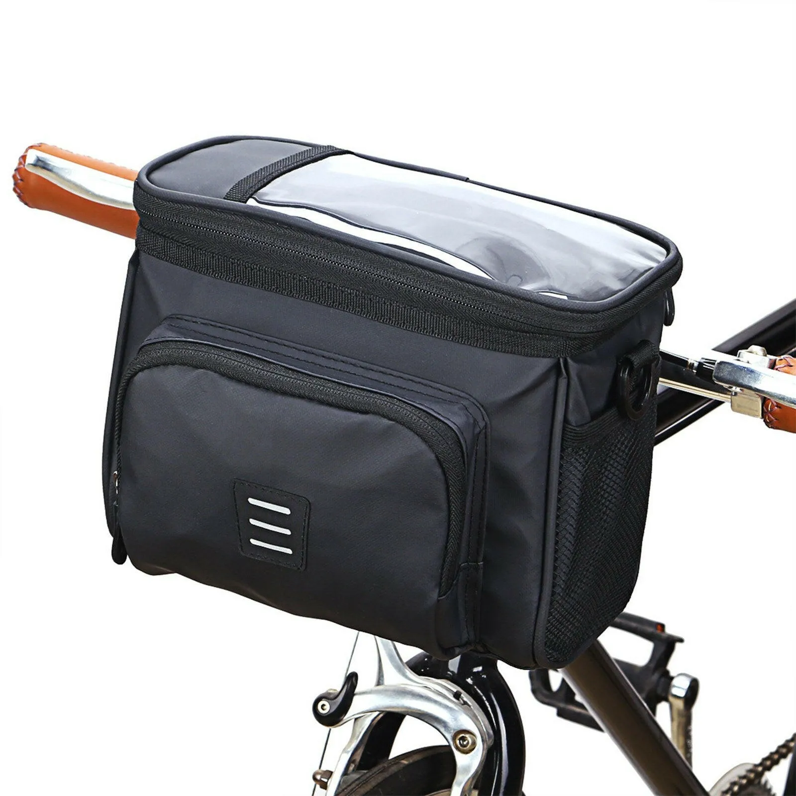 Cycling Bike Insulated Cooler Bag MTB Bicycle Handlebar Front Bag Basket Pannier Shoulder Bag