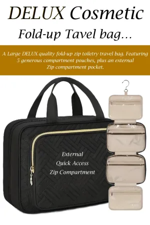 D0033 Large DELUX Cosmetic Travel Bag