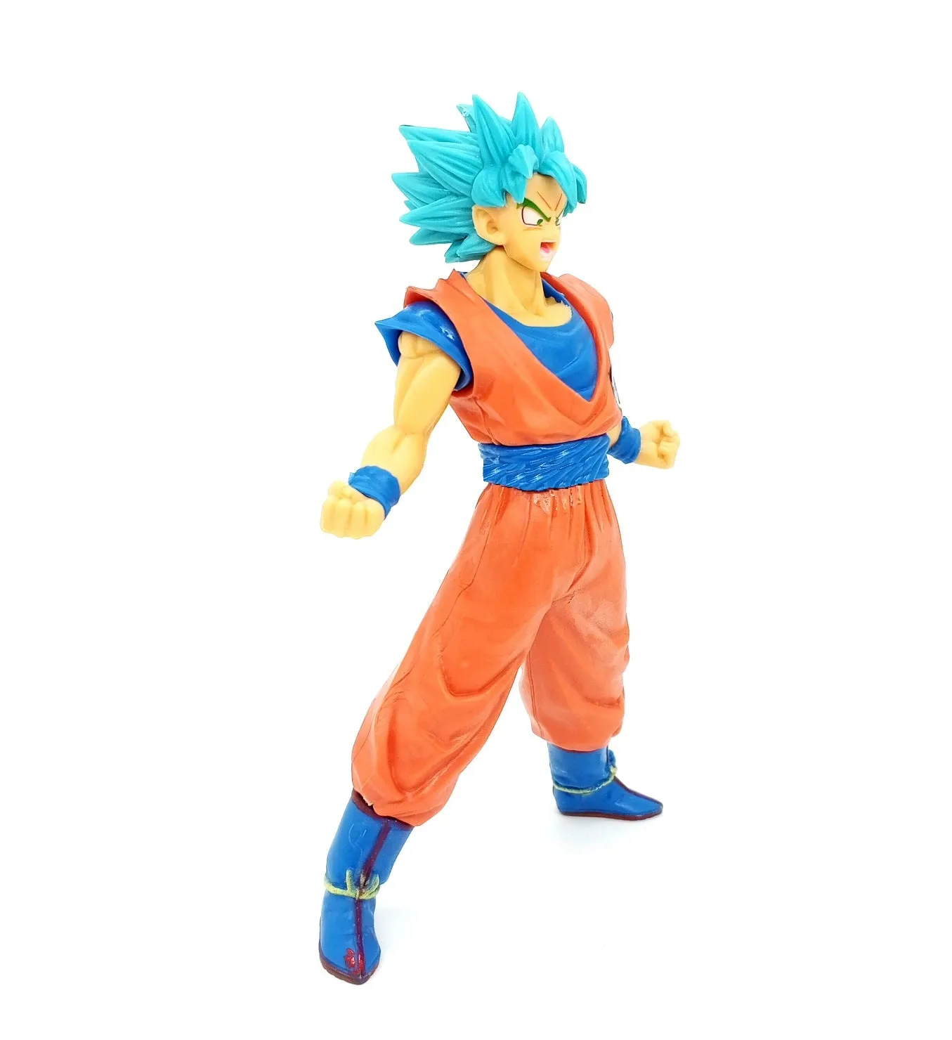 DBZ Goku Super Saiyan Blue God Self Standing Action Figures  | 16.5 Cms |