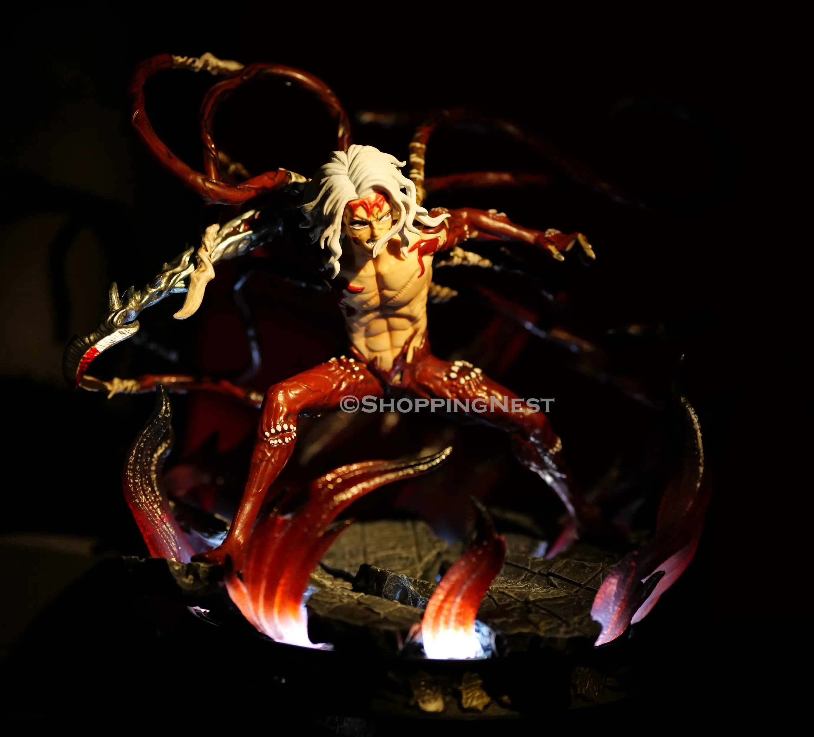 Demon Slayer Kibutsuji Muzan Ghost King Combat Action Figure  | 30 Cms |