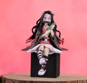 Demon Slayer Nezuko Kamado Perching Action Figure | 13.5 Cms |