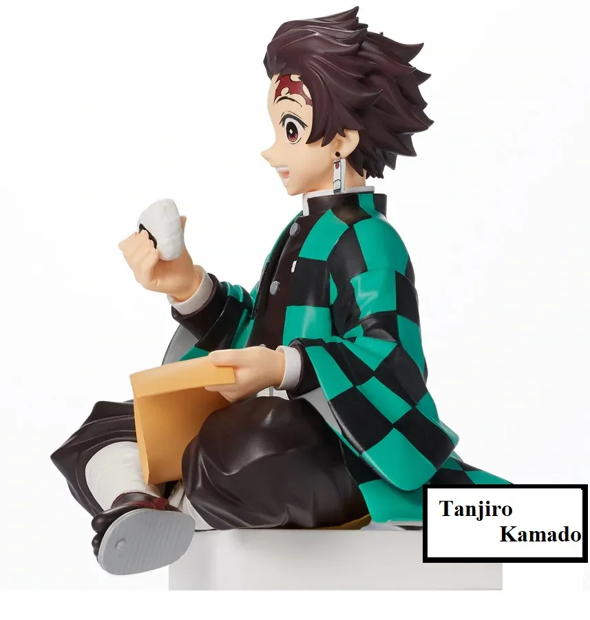 Demon Slayer Tanjiro Kamado Perching PVC Model Anime Action Figure  | 13.5 Cms |