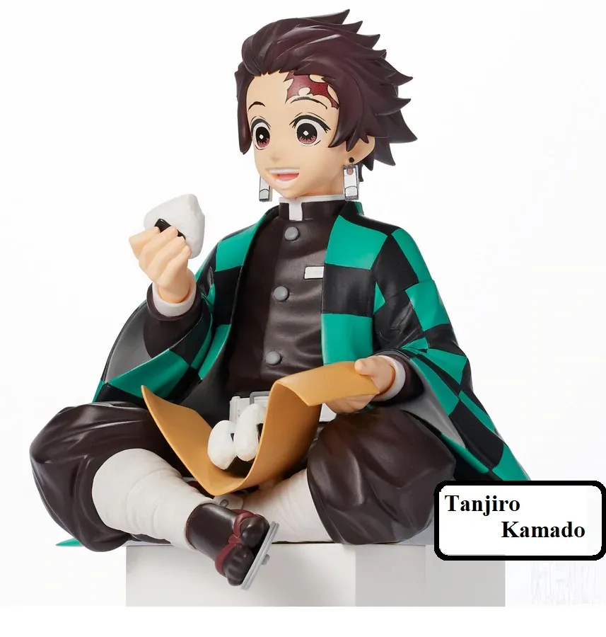 Demon Slayer Tanjiro Kamado Perching PVC Model Anime Action Figure  | 13.5 Cms |