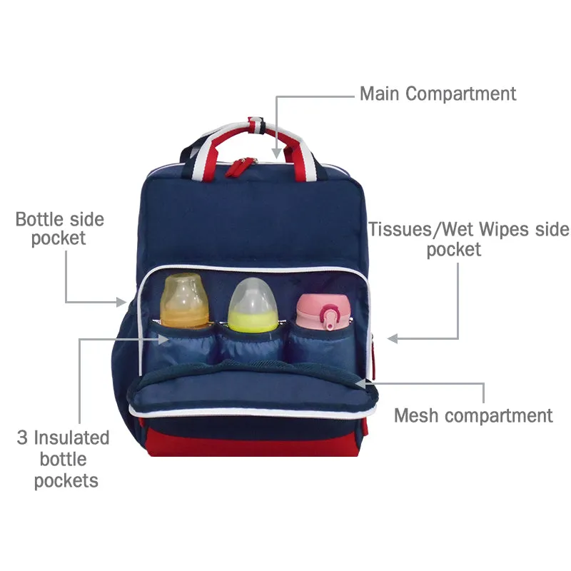 Diaper Backpack for Dad & Mom, Unisex Design