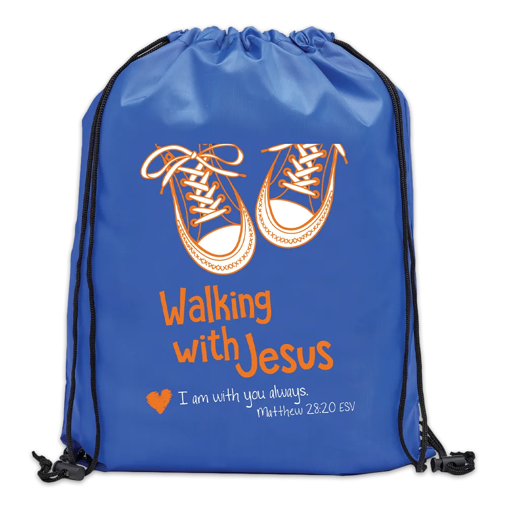 Drawstring Bag - Walking with Jesus