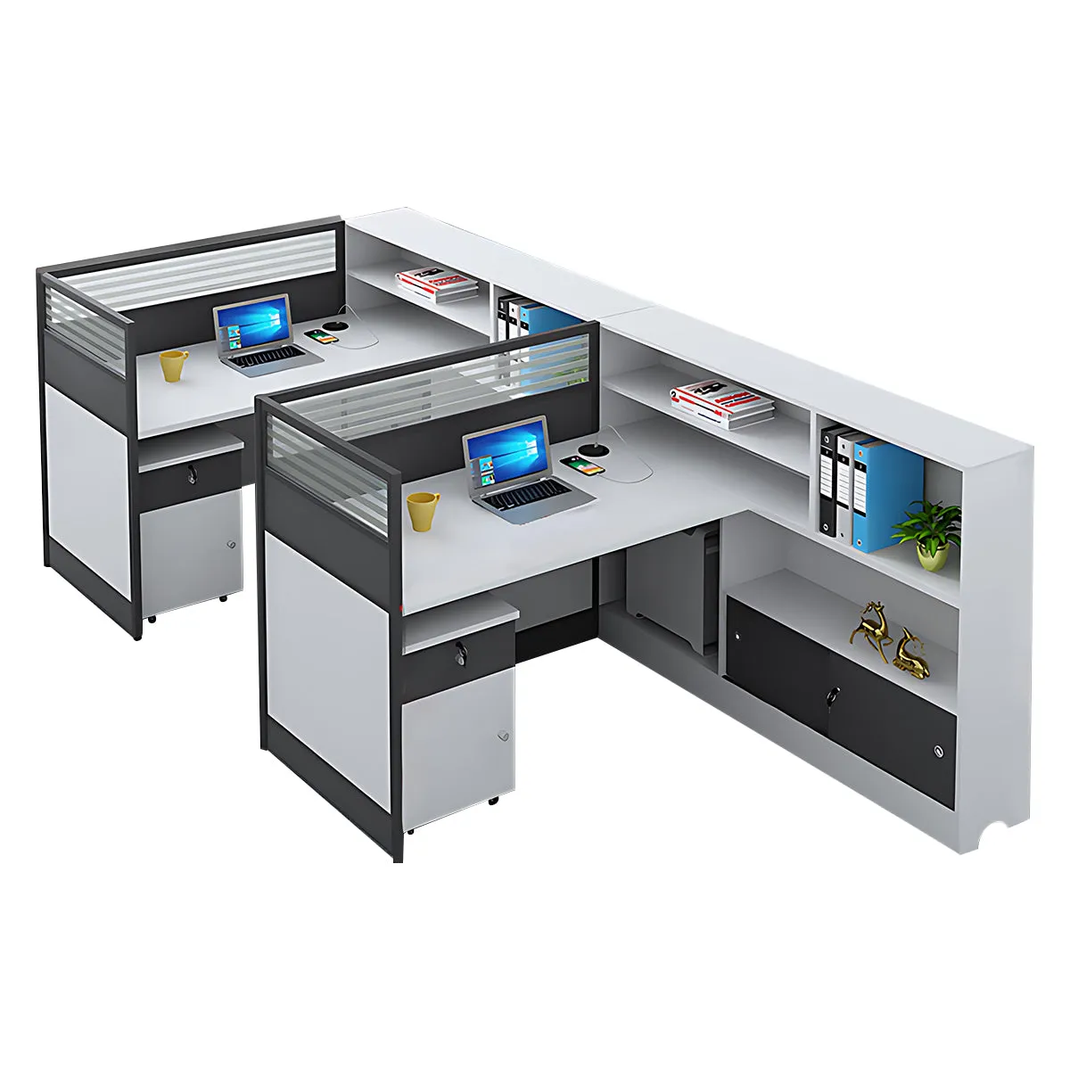 Elegant and Modern Office Desk for Professional Workspace