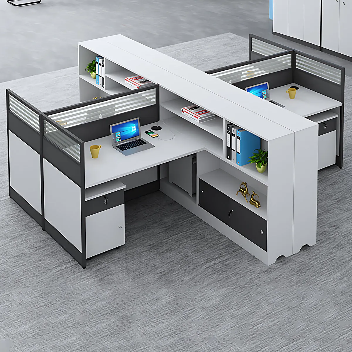 Elegant and Modern Office Desk for Professional Workspace