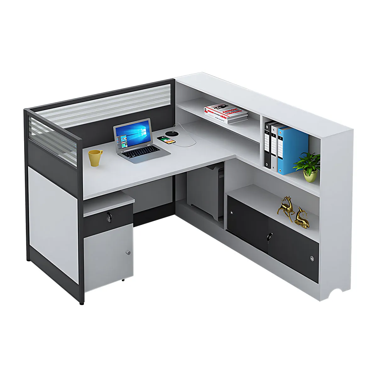 Elegant and Modern Office Desk for Professional Workspace