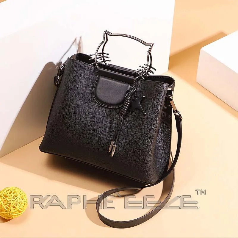 Elegant Classic Designed Handbag for Woman - Classic Black Color Mini Handbag