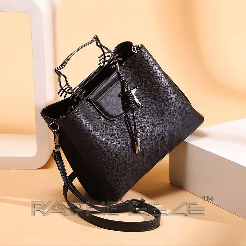 Elegant Classic Designed Handbag for Woman - Classic Black Color Mini Handbag