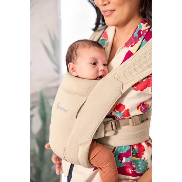 Ergobaby Embrace Soft Air Mesh Newborn Baby Carrier - Cream