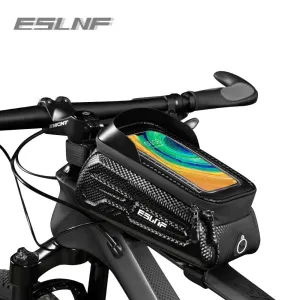 ESLNF Bicycle Bag Waterproof Touch Screen Phone Case Bike Accessories  Cycling Bag Top Front Tube Frame MTB Road Bike Bag