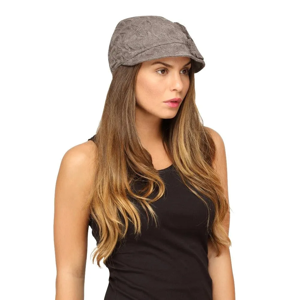 Fabseasons Brown Foldable Cotton Fancy Cap