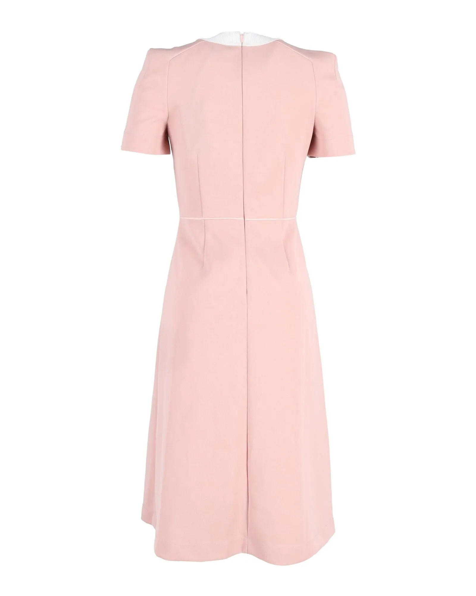 Fendi Shift Midi Dress in Dusty Pink Polyester