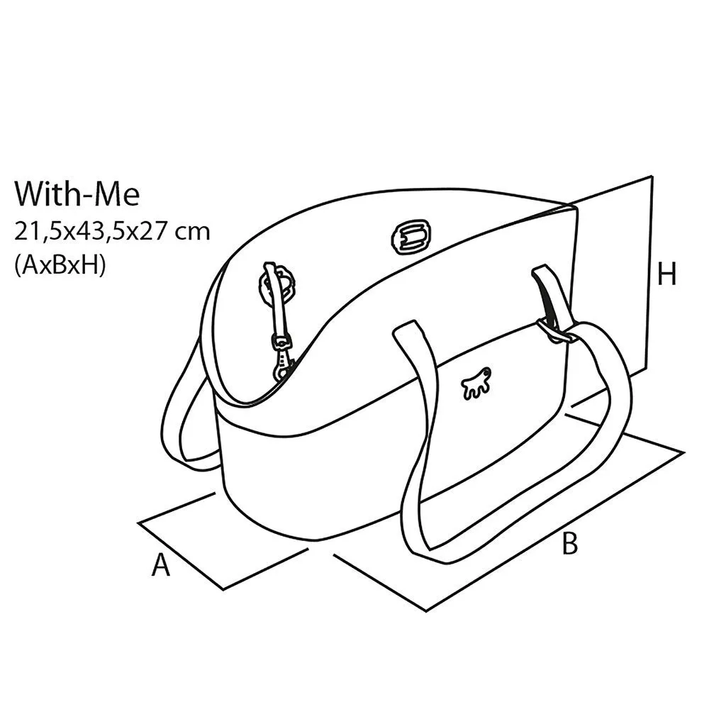 Ferplast With-Me Dog Carry Bag (Small Size)