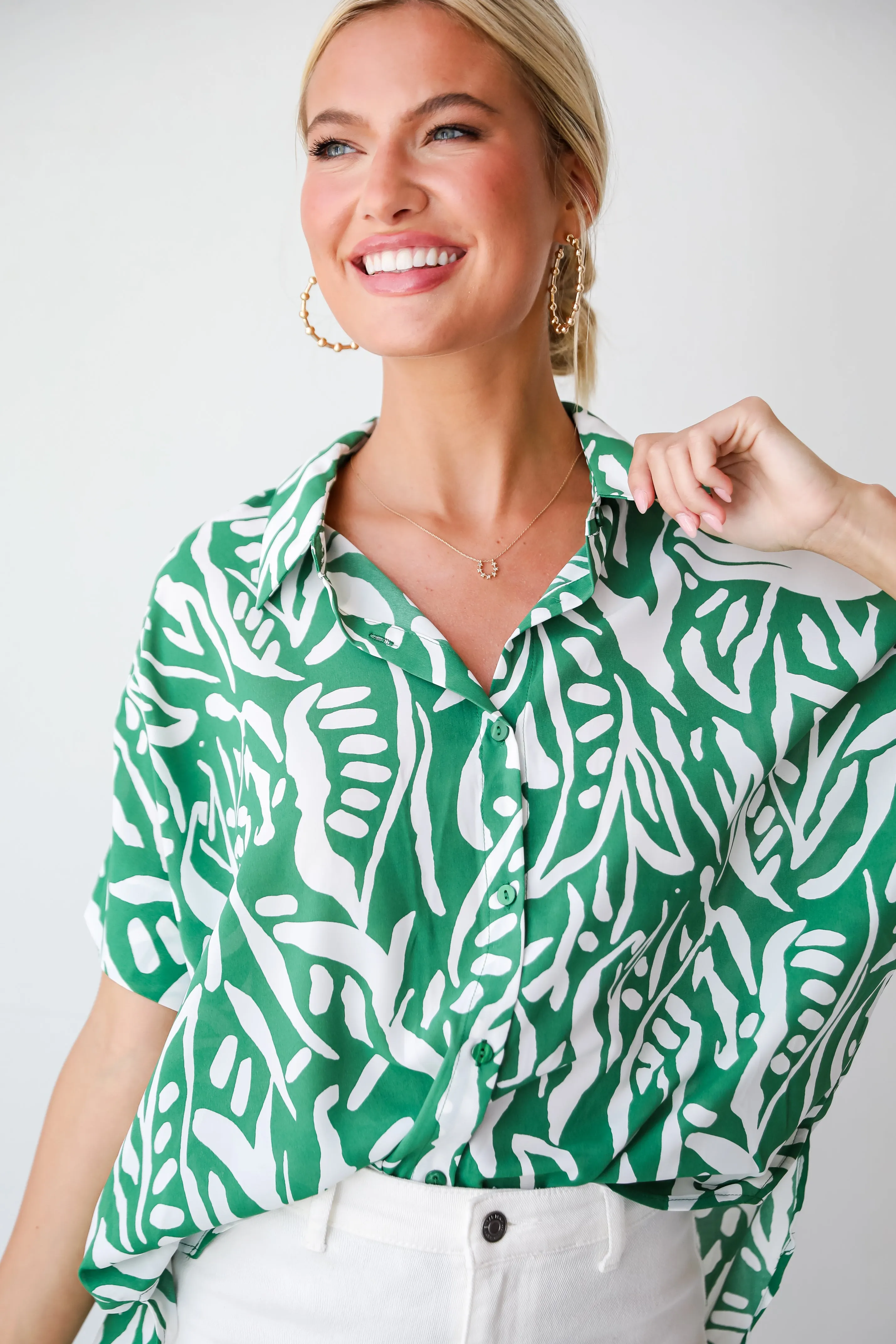 FINAL SALE - Gorgeous Spirit Oversized Blouse