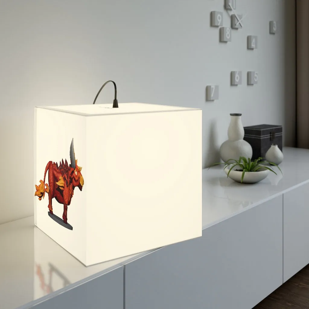 Fire Bull Personalized Lamp