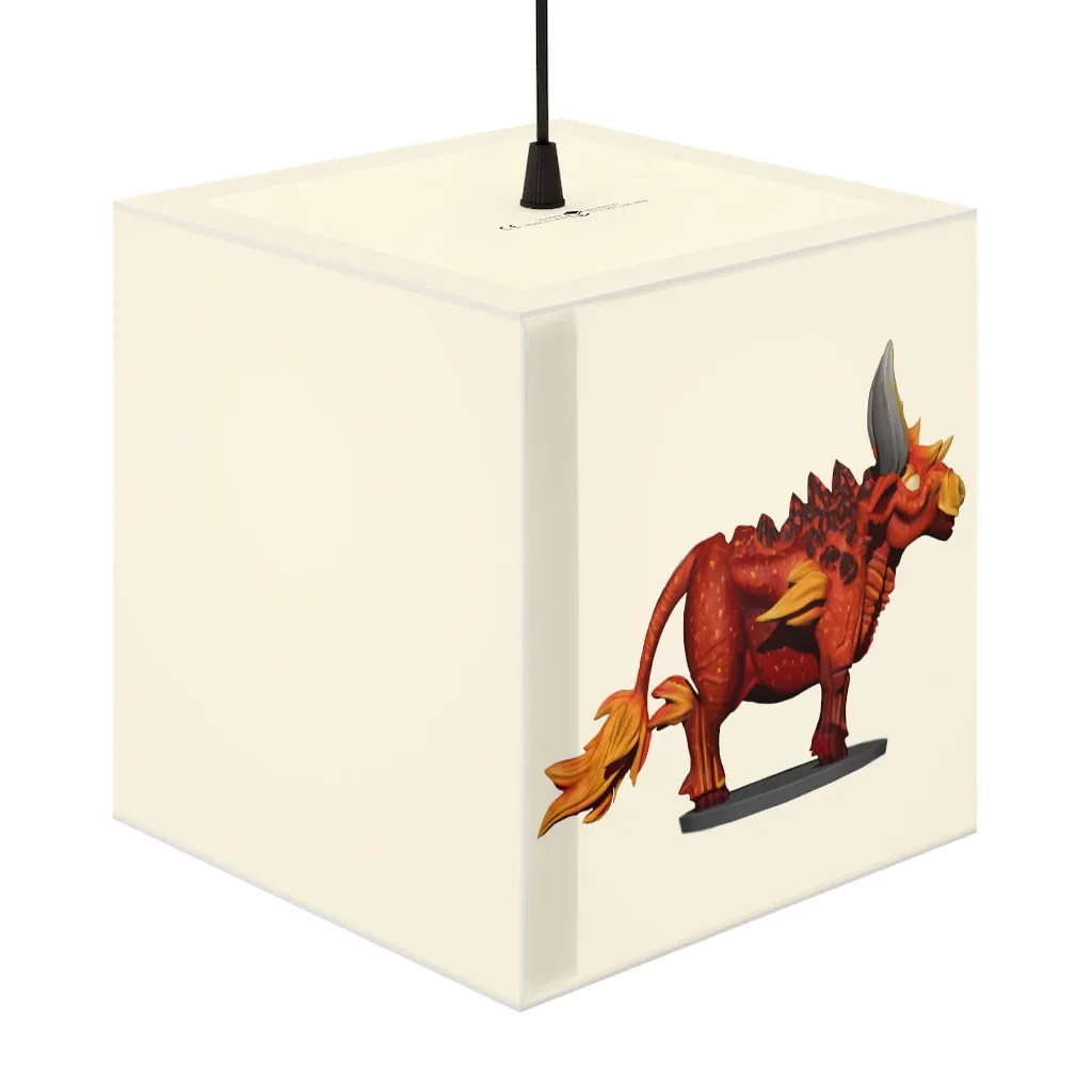 Fire Bull Personalized Lamp