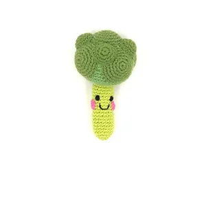 Friendly Broccoli Rattle