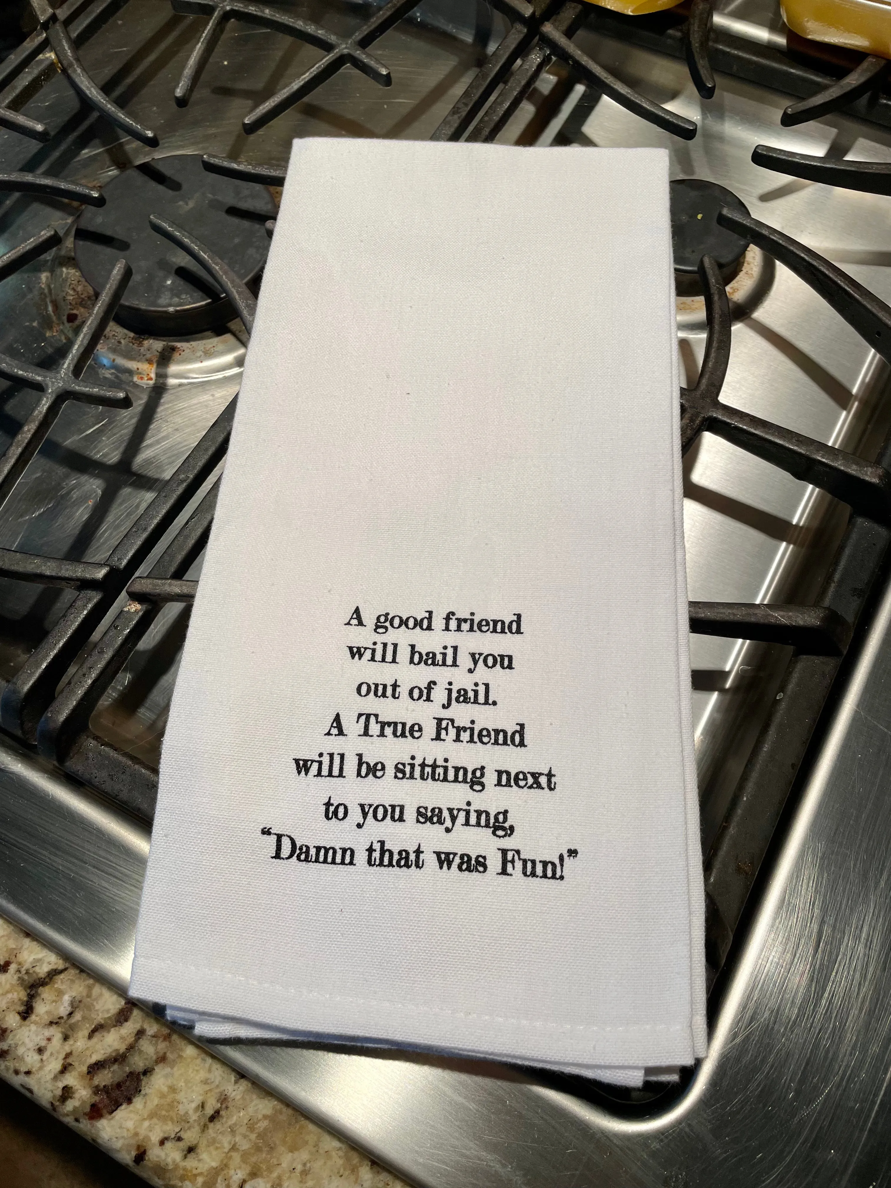 Friendly Humor Hand Towels