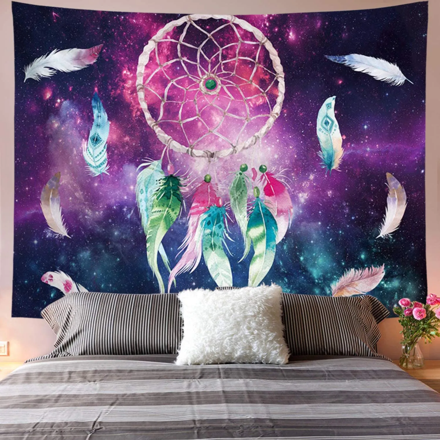 Galaxy Dream Catcher Tapestry