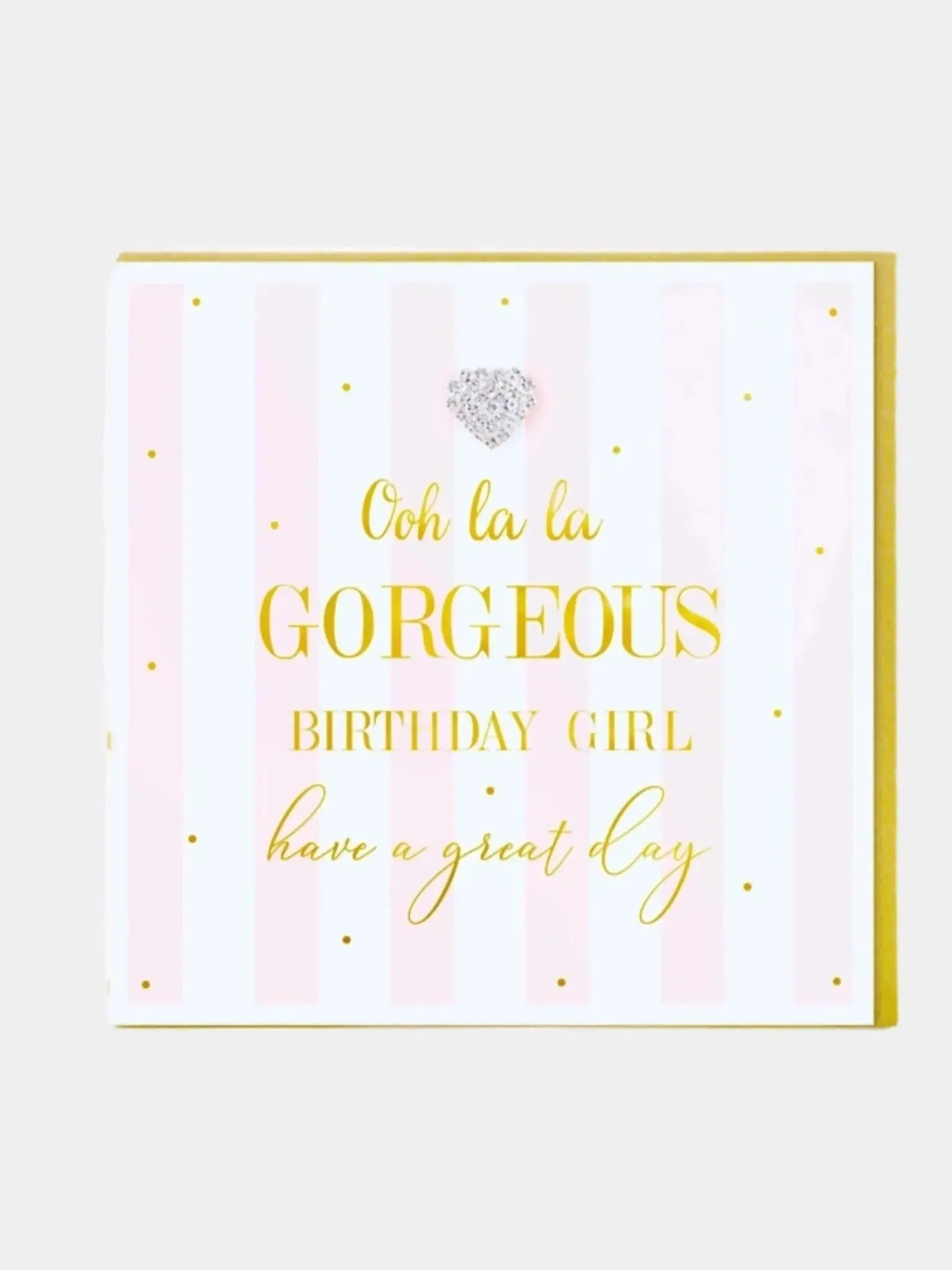 Gorgeous Birthday Girl Diamante Card