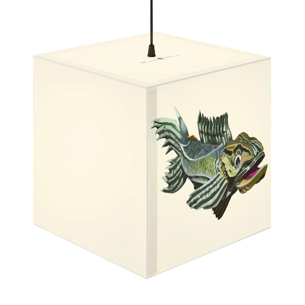 Green Fish Personalized Lamp