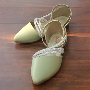 Green Stylish Pumps for women