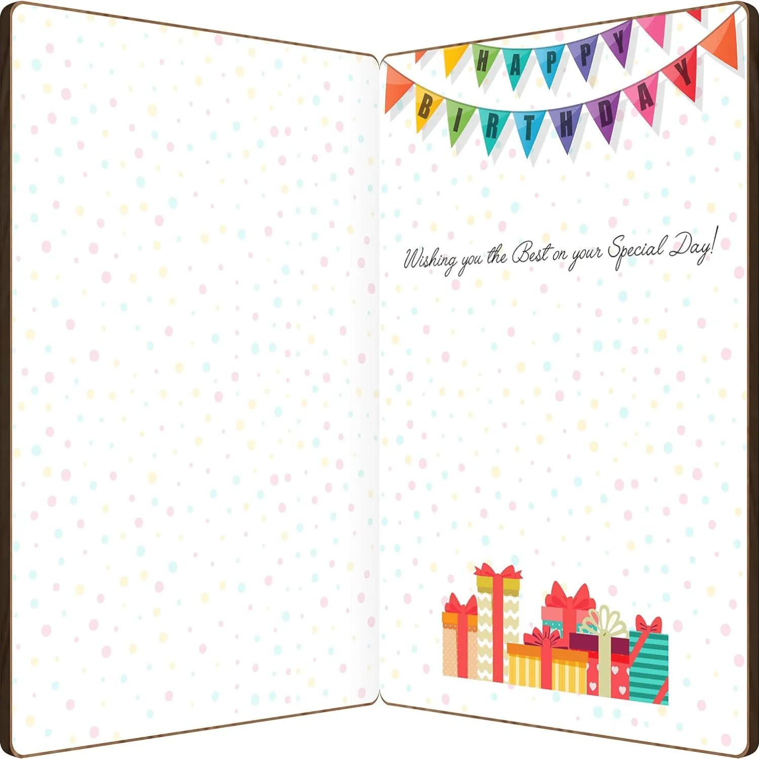 Handcrafted Bamboo Birthday Cards | Cake & Candles