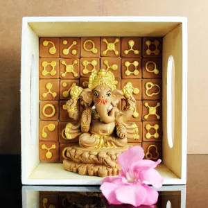 Handmade Terracotta Ganpati Idol- Little(XS)