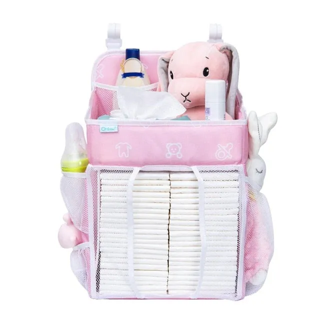 Hanging Baby Crib Organizer Bags