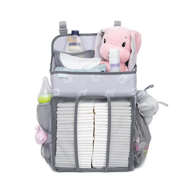 Hanging Baby Crib Organizer Bags