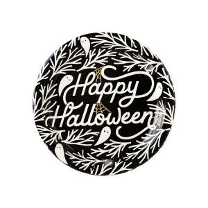 Happy Halloween Halloween Paper Plate