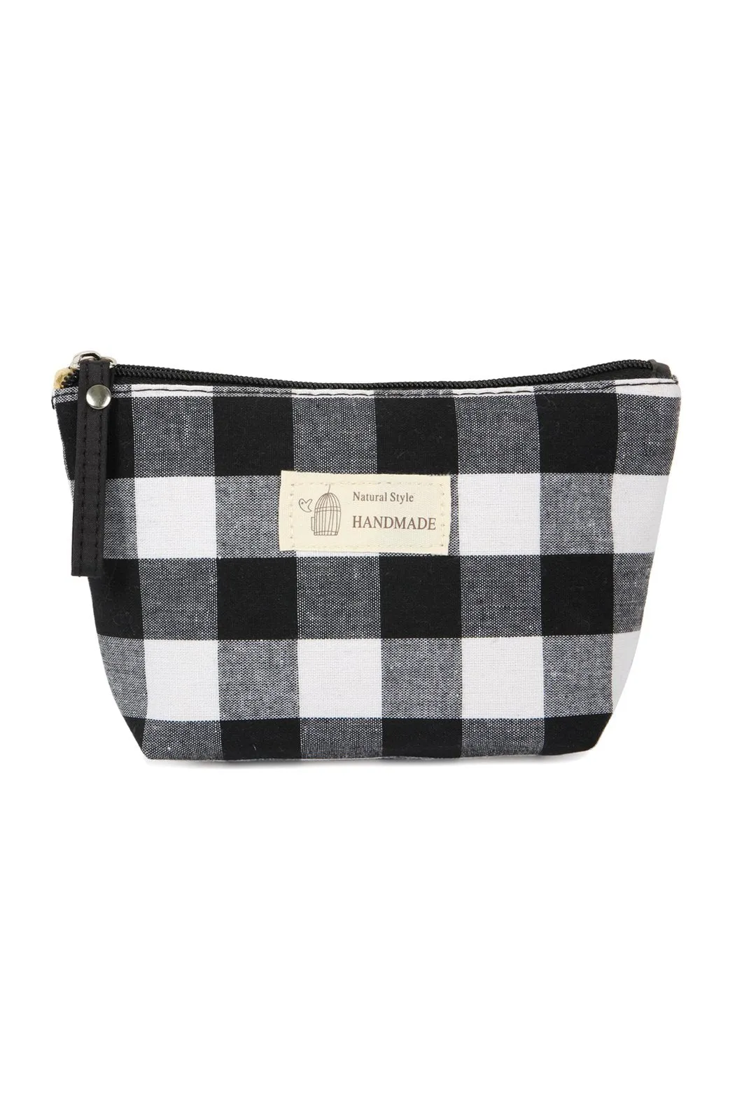 Hdg1586 - Plaid Design Cosmetic Bag