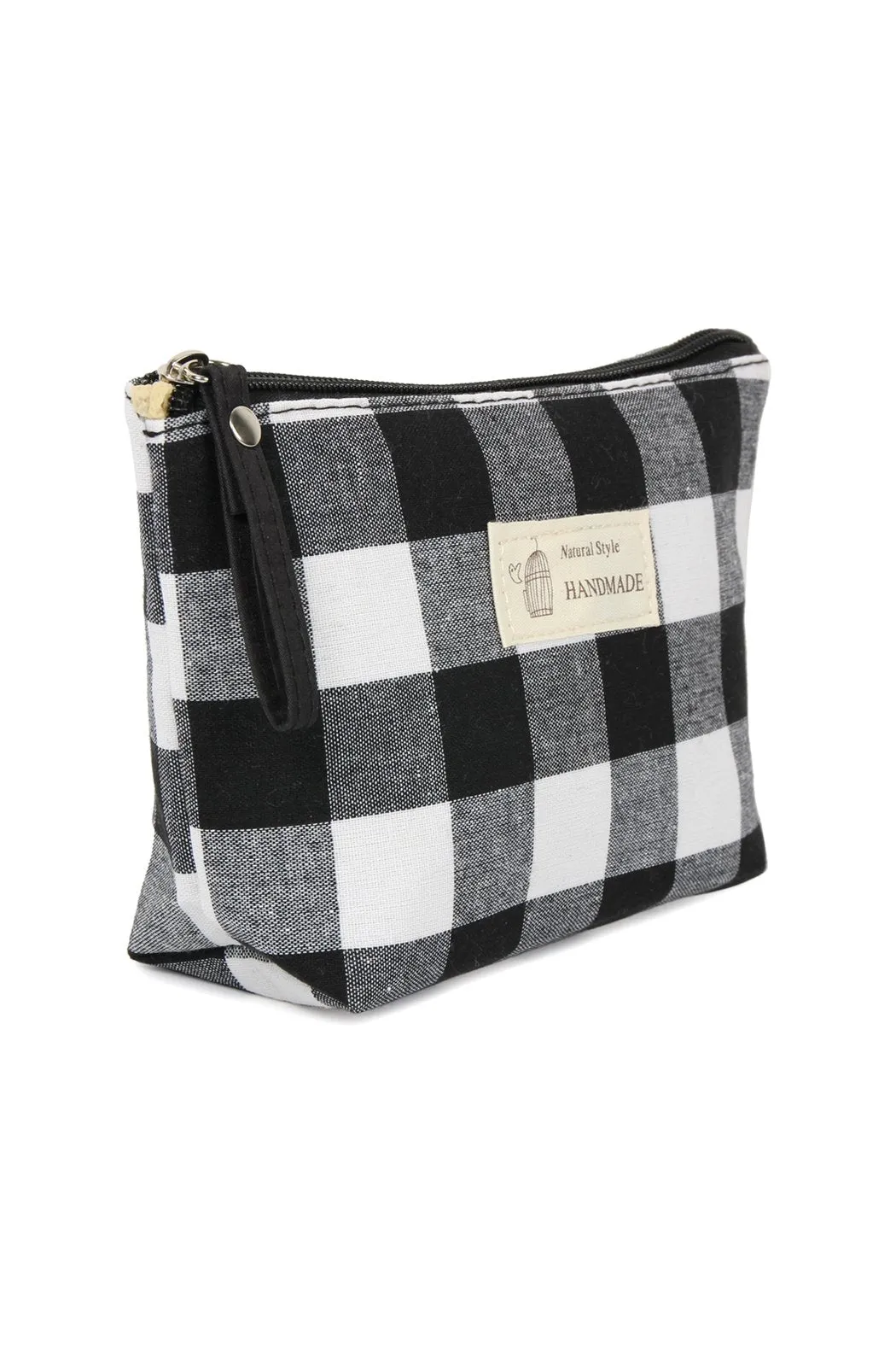 Hdg1586 - Plaid Design Cosmetic Bag