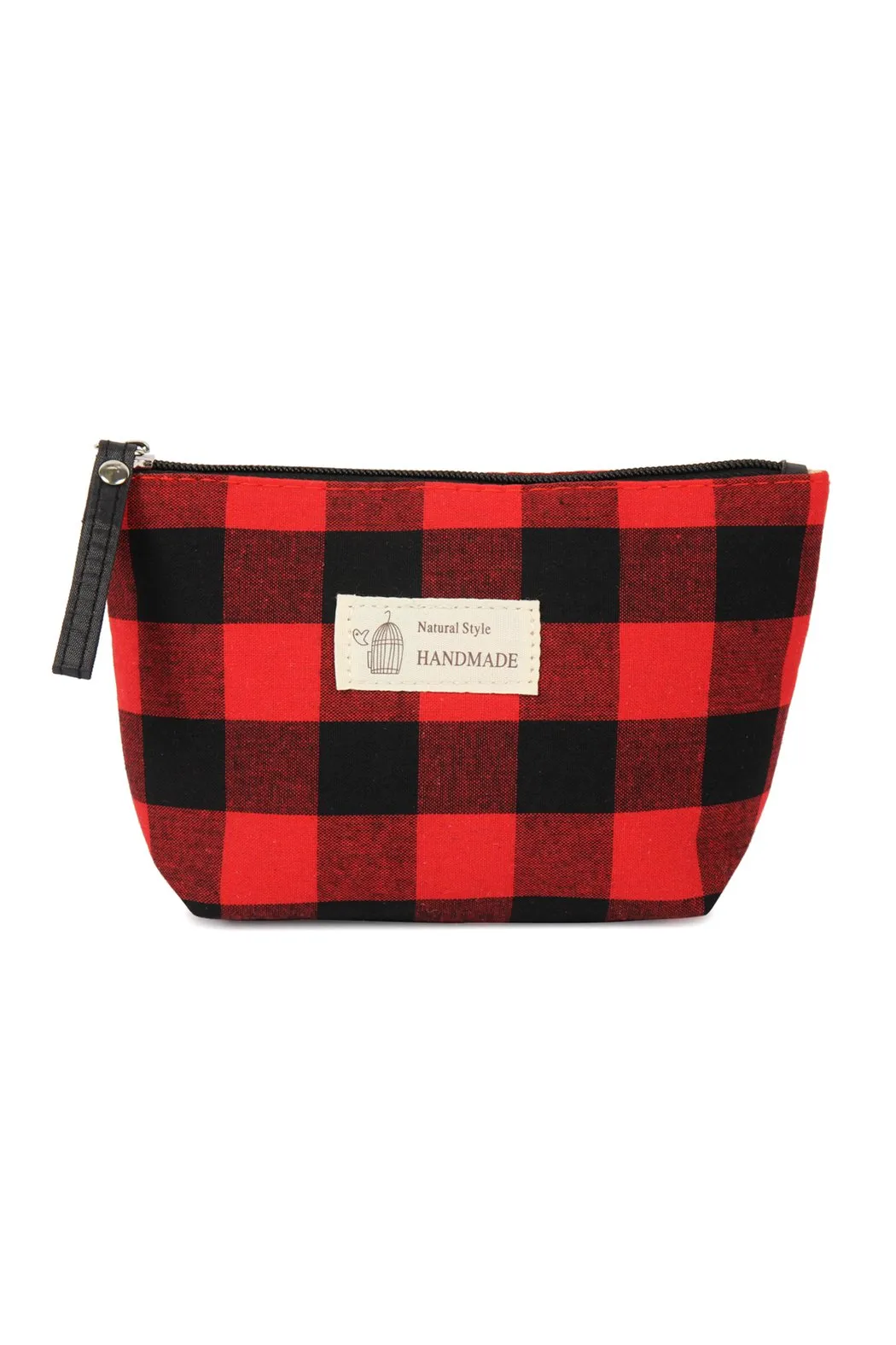 Hdg1586 - Plaid Design Cosmetic Bag