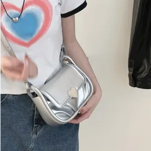 Heart Love Leather Cute Messenger Bag