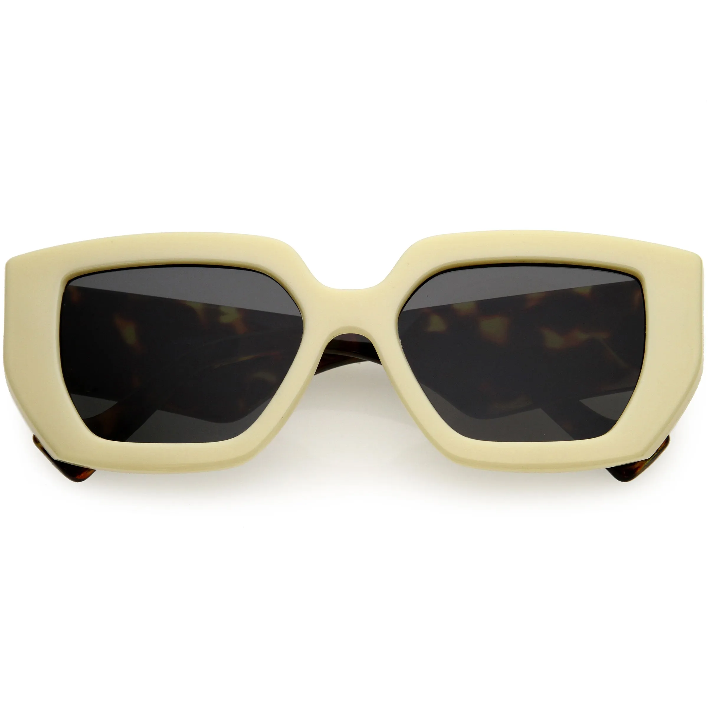 High Fashion Square Thick Rimmed Chunky Sunglasses D236