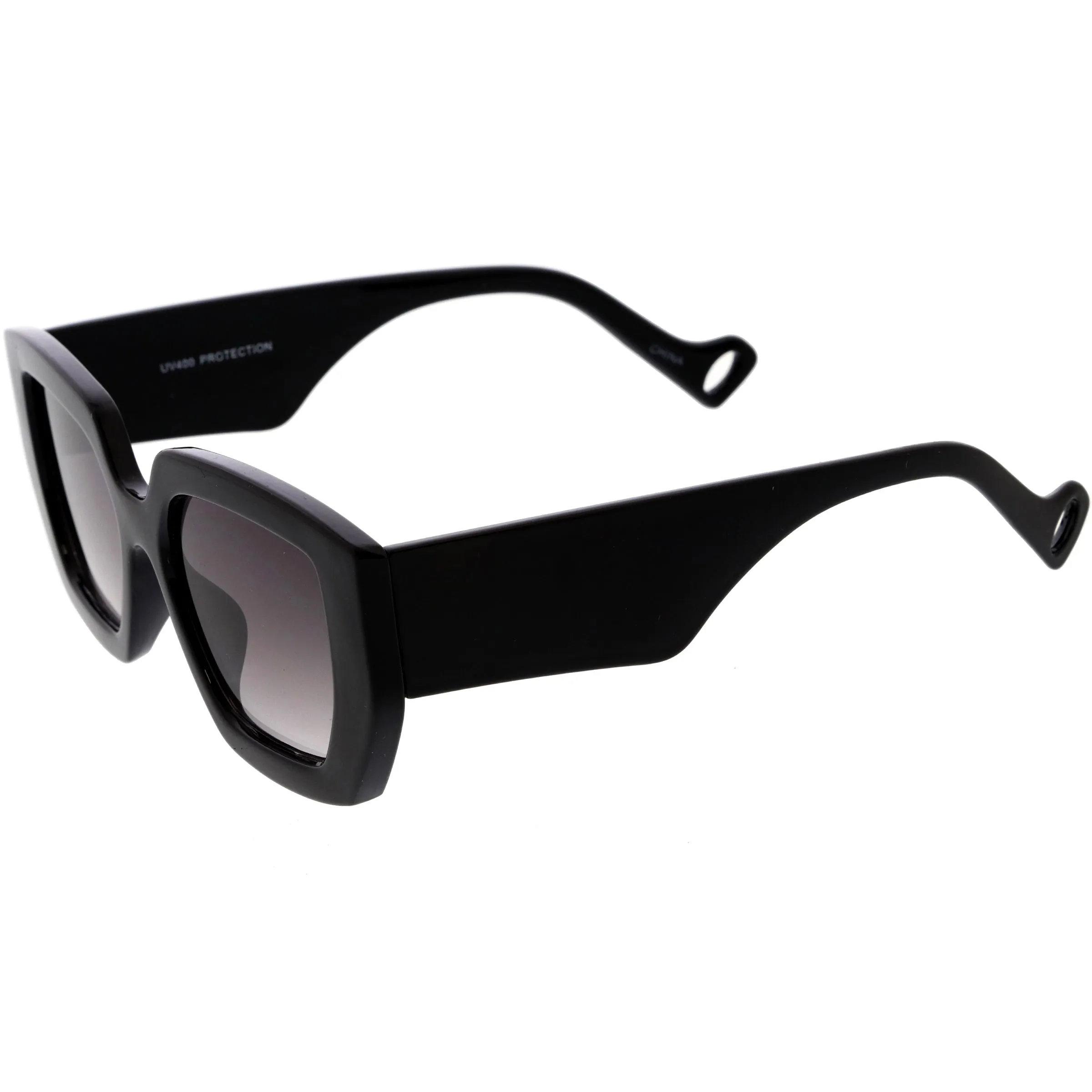 High Fashion Square Thick Rimmed Chunky Sunglasses D236