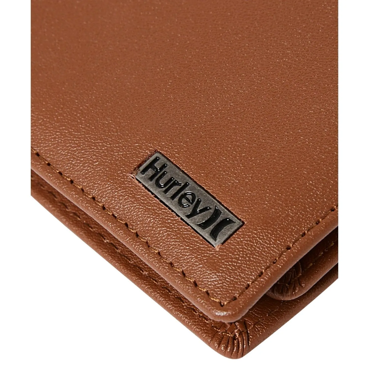 Hurley One & Only Leather Wallet - Tan