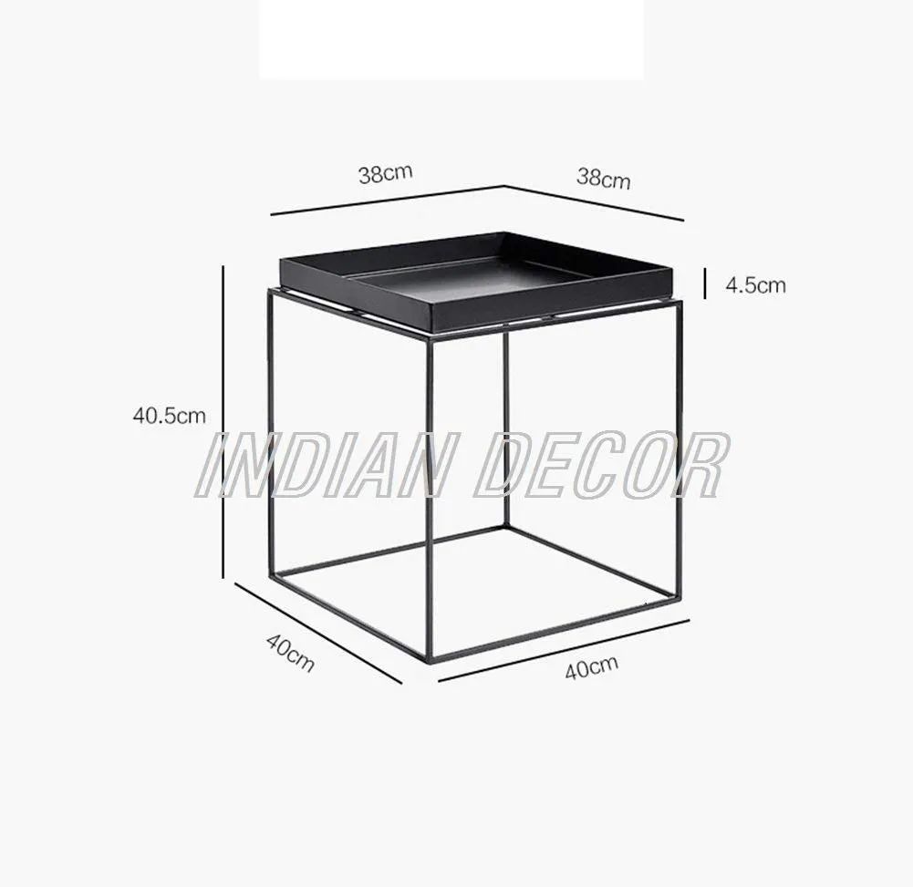 INDIAN DECOR. 4040 Coffee Table/Tea Table/Living Room Center Table/END Table/Side Table - Black