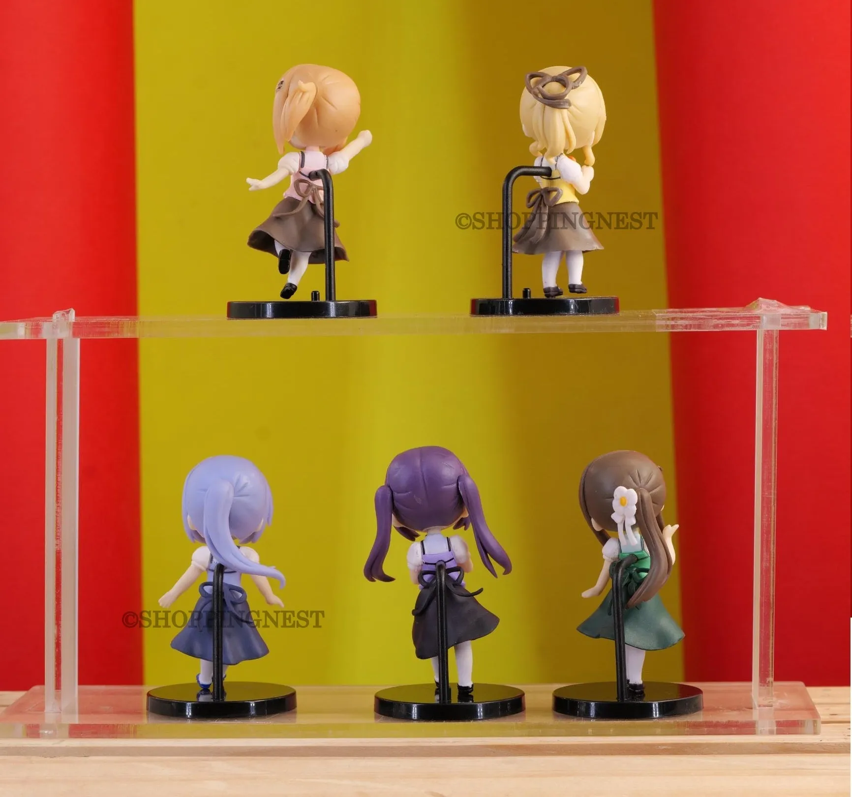 Is The Order A Rabbit | Set of 5 Anime Action Figures | 7 Cm |